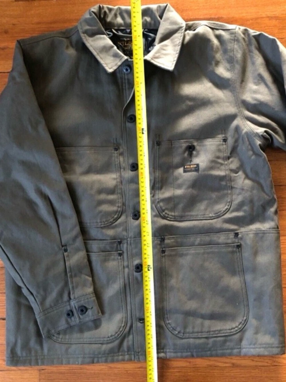 Filson Men's Olive Field Chore Jacket - Picture 9 of 10
